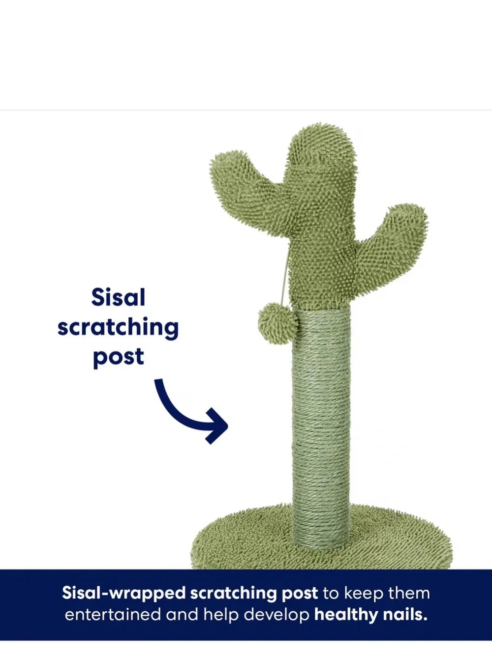 Frisco (By Chewy) Cactus Cat Scratching Post - 22” - NEW IN BOX!